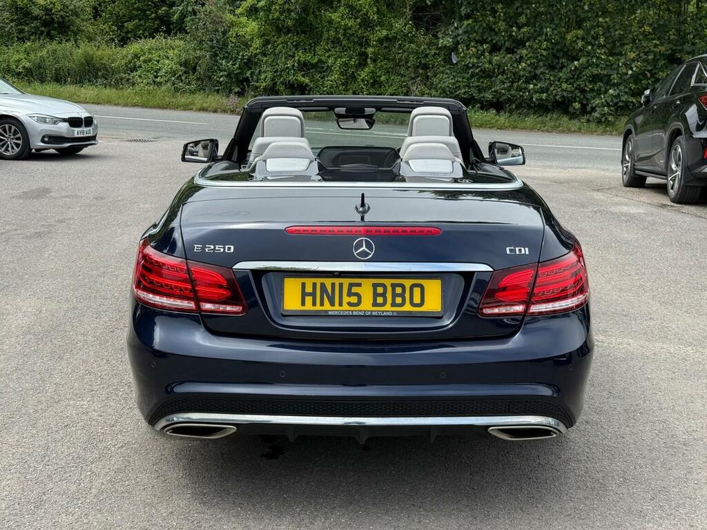 Mercedes-Benz E Class 2.1 E250 Cdi Amg Line Premium Cabriolet G-tronic Blue #5