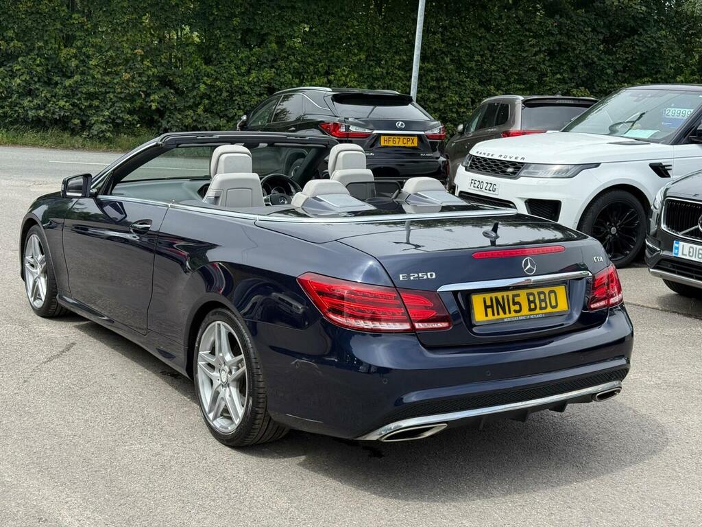 Mercedes-Benz E Class 2.1 E250 Cdi Amg Line Premium Cabriolet G-tronic Blue #4