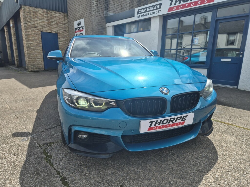BMW 4 Series Gran Coupe 2.0 420I M Sport Coupe 2017 Blue