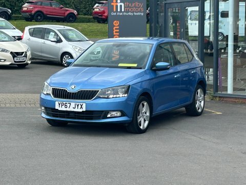 Skoda Fabia Hatchback YP67JYX Blue #3