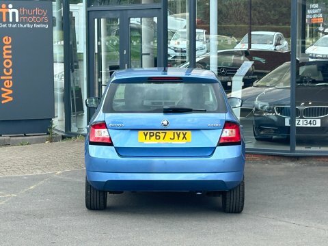 Skoda Fabia Hatchback YP67JYX Blue #5