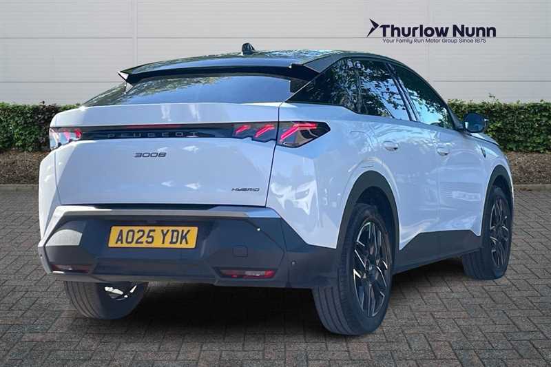 Peugeot 3008 1.2 Gt Suv Hybrid E-dsc6 Euro 6 Ss AO25YDK White #3
