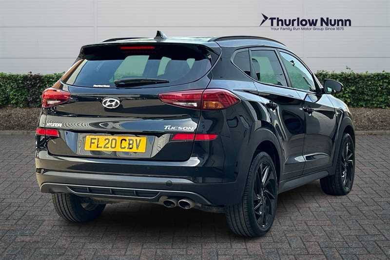 Hyundai Tucson 1.6 T-gdi N Line Suv Euro 6 Ss FL20CBV Black #3