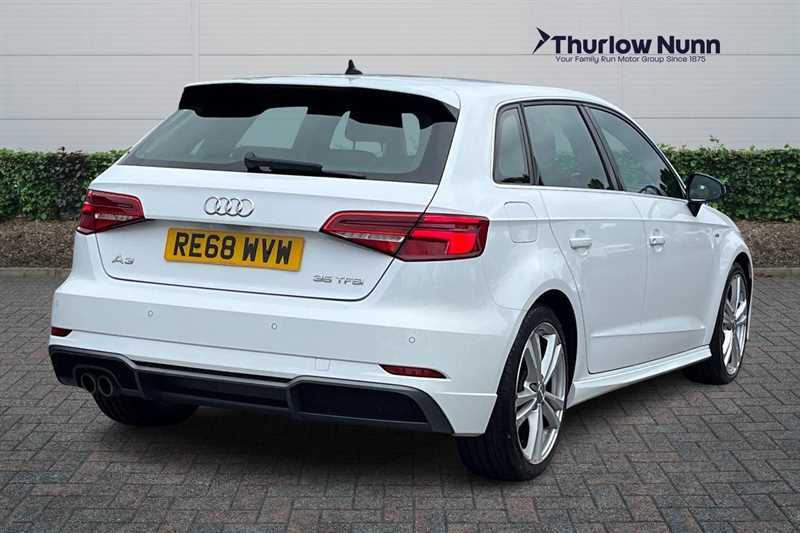 Audi A3 1.5 Tfsi Cod 35 S Line Sportback RE68WVW White #3