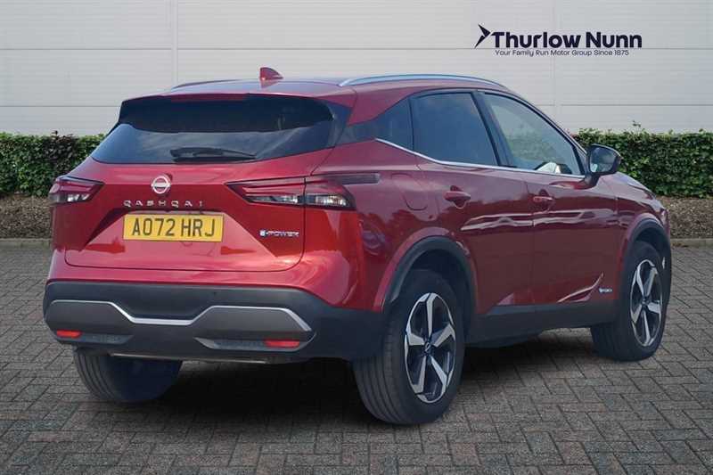 Nissan Qashqai 1.5 H E-power N-connecta Suv Hybrid Aut AO72HRJ Red #3