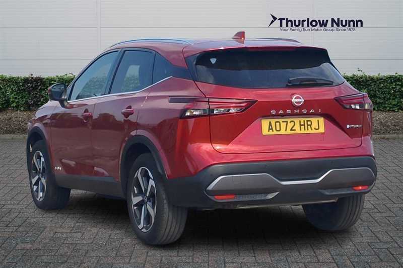 Nissan Qashqai 1.5 H E-power N-connecta Suv Hybrid Aut AO72HRJ Red #5