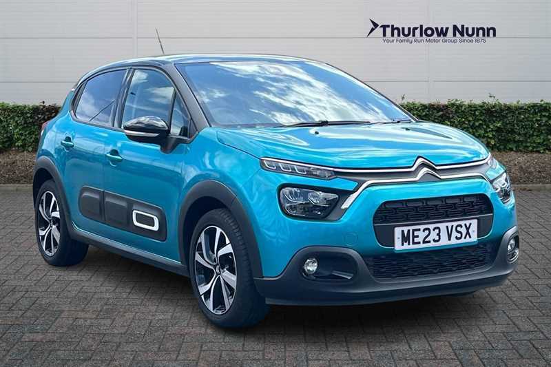 Citroen C3 Shine Plus 1.2 Puretech Startstop 110Ps ME23VSX Blue
