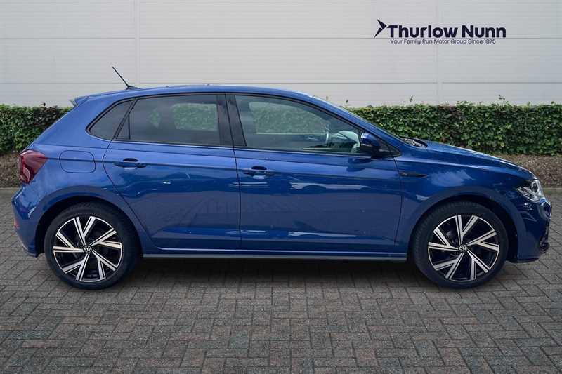 Volkswagen Polo 1.0 Tsi R-line Hatchback Euro 6 SM23TUV Blue #2