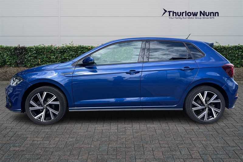 Volkswagen Polo 1.0 Tsi R-line Hatchback Euro 6 SM23TUV Blue #6