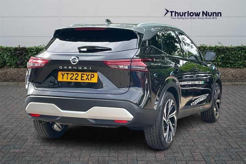 Nissan Qashqai 1.3 Dig-t Mhev Tekna Suv Hybrid Xtron YT22EXP Black #3