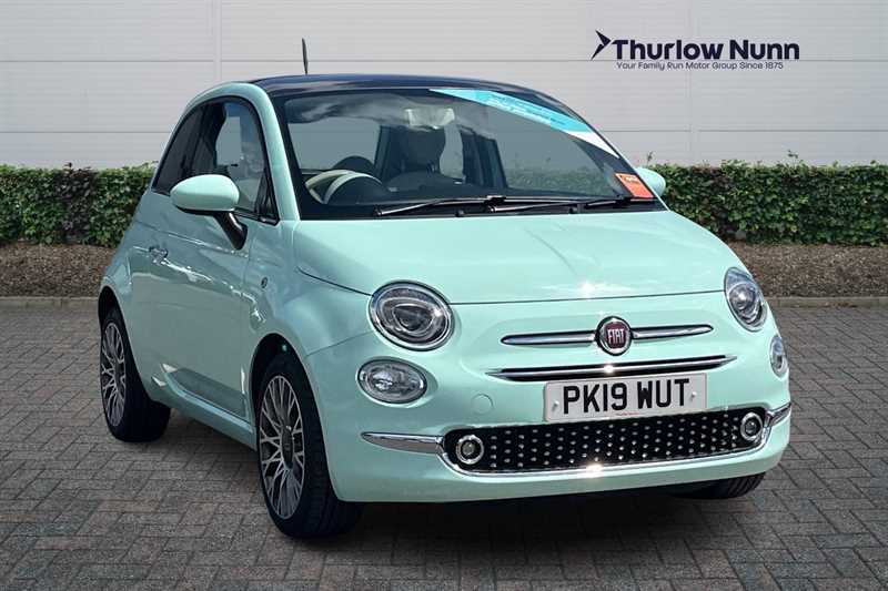 Fiat 500 1.2 Lounge Hatchback Euro 6 Ss Green