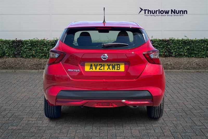 Nissan Micra 1.0 Ig-t Acenta Hatchback Xtron Euro 6 AV21XWB Red #5