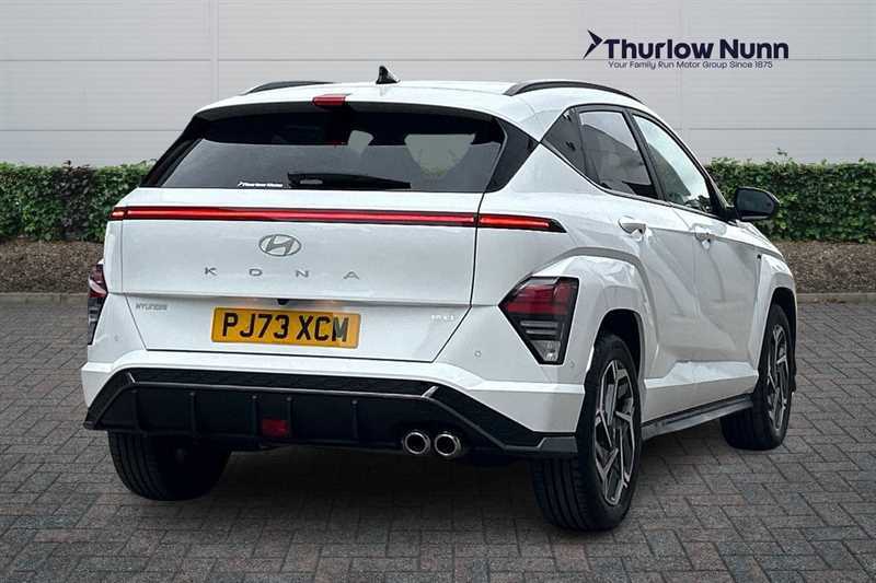 Hyundai Kona 1.6 H-gdi N Line S Suv Hybrid Dct Euro PJ73XCM White #3