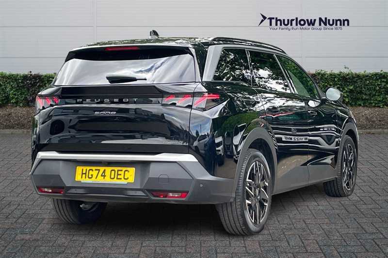 Peugeot 5008 1.2 Gt Suv Hybrid E-dsc6 Euro 6 Ss HG74OEC Black #3