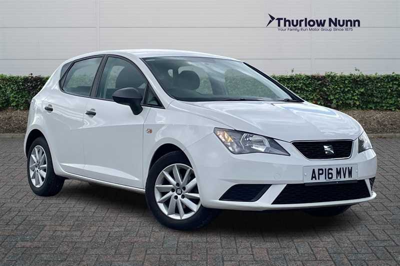 Seat Ibiza 1.0 Sol Hatchback Euro 6 75 Ps AP16MVW White