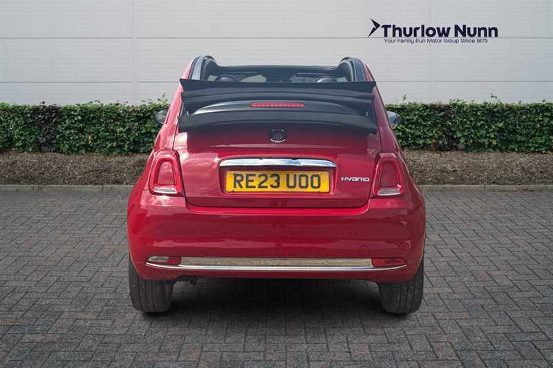 Fiat 500C 1.0 Mhev Red Convertible Euro 6 RE23UOO Red #4