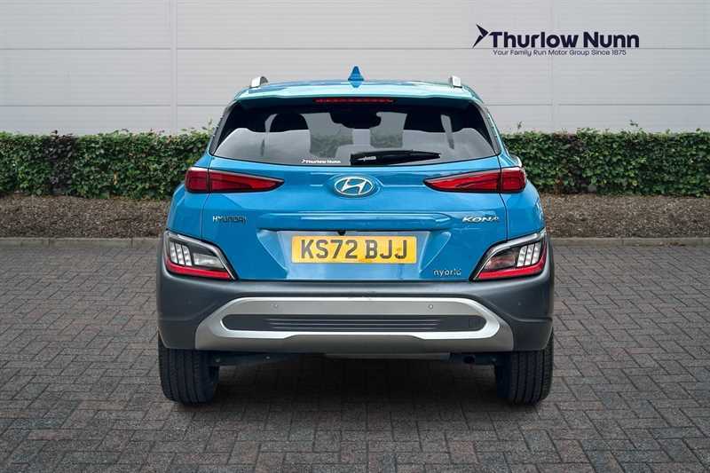 Hyundai Kona 1.6 H-gdi Premium Suv Hybrid Dct Euro 6 KS72BJJ Blue #4