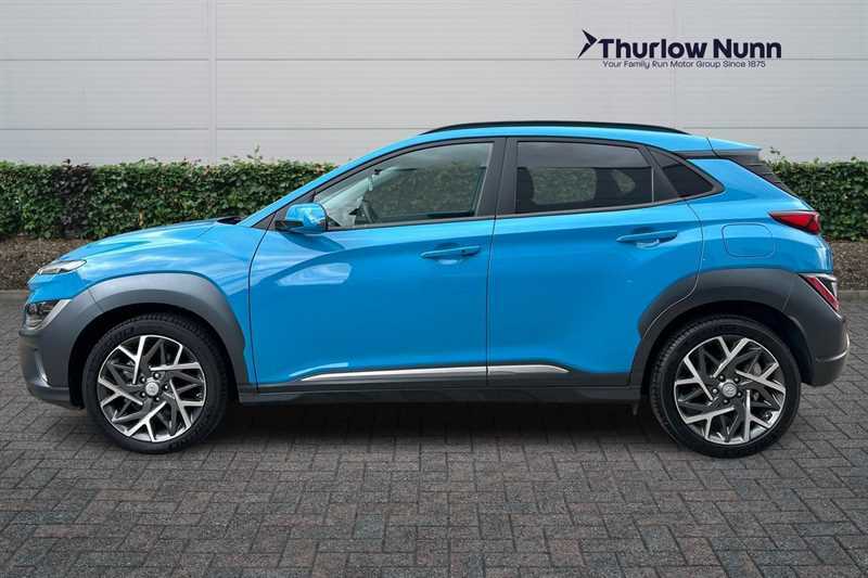 Hyundai Kona 1.6 H-gdi Premium Suv Hybrid Dct Euro 6 KS72BJJ Blue #6