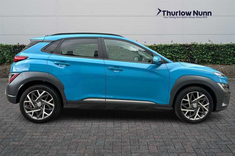 Hyundai Kona 1.6 H-gdi Premium Suv Hybrid Dct Euro 6 KS72BJJ Blue #2