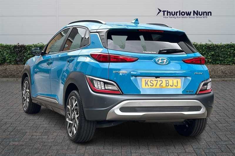 Hyundai Kona 1.6 H-gdi Premium Suv Hybrid Dct Euro 6 KS72BJJ Blue #5