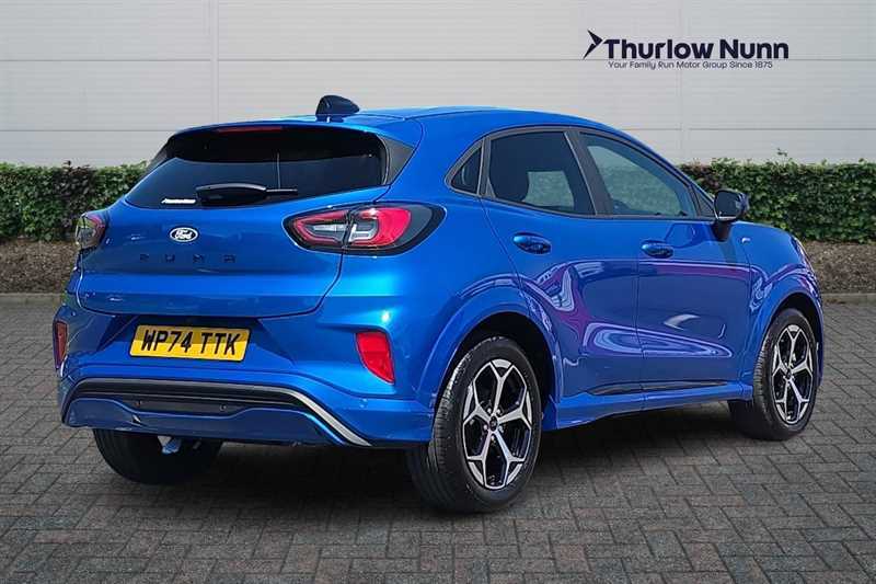 Ford Puma 1.0T Ecoboost Mhev St-line Suv Hybrid D WP74TTK Blue #3