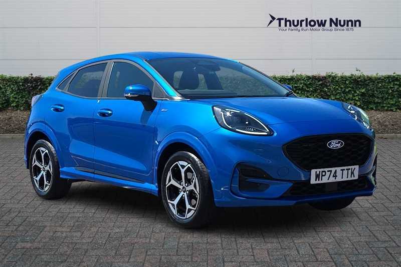 Ford Puma 1.0T Ecoboost Mhev St-line Suv Hybrid D WP74TTK Blue