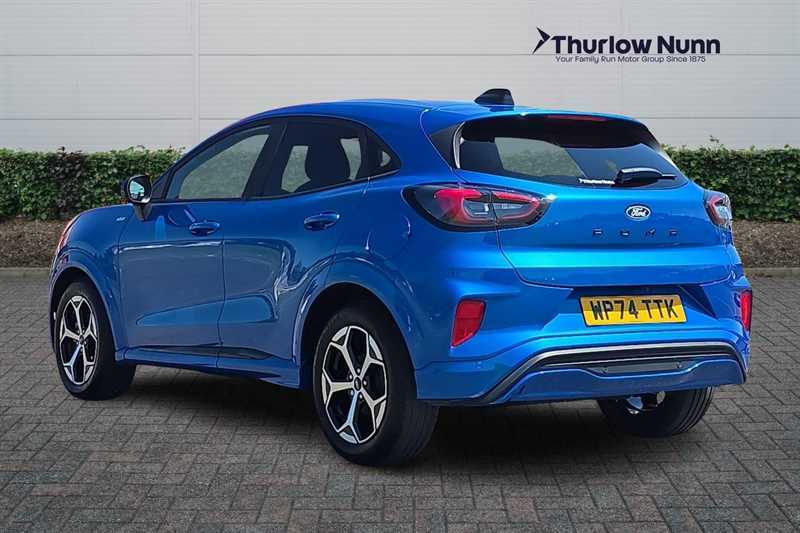 Ford Puma 1.0T Ecoboost Mhev St-line Suv Hybrid D WP74TTK Blue #5