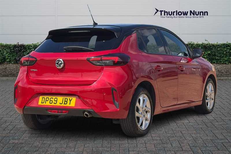 Vauxhall Corsa 1.2 Turbo Sri Premium Hatchback DP69JBY Red #3