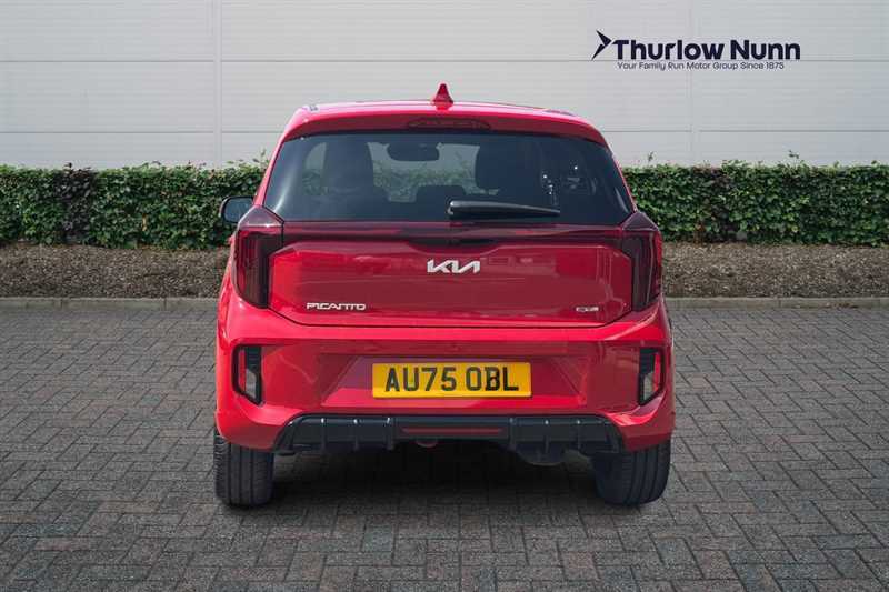 Kia Picanto 1.0 Gt-line S Hatchback Amt Euro 6 Ss AU75OBL Red #4