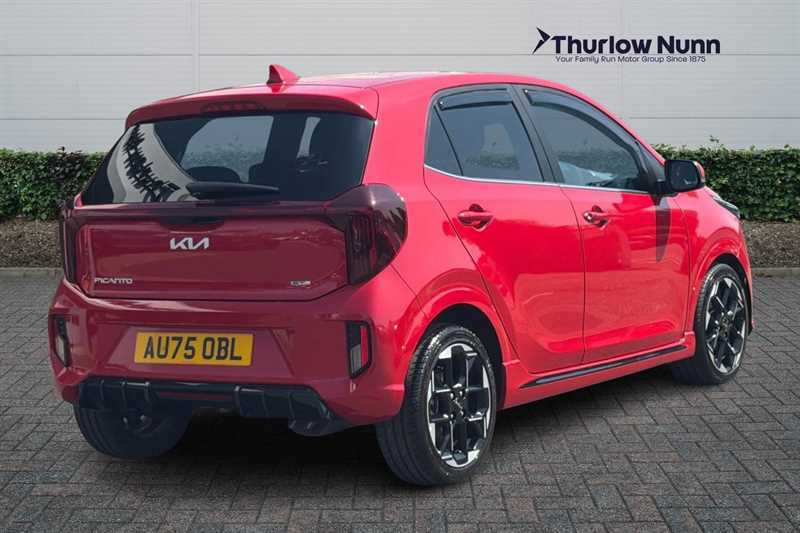 Kia Picanto 1.0 Gt-line S Hatchback Amt Euro 6 Ss AU75OBL Red #3
