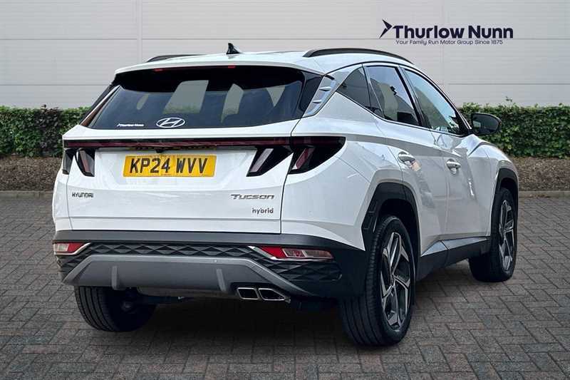 Hyundai Tucson 1.6 H T-gdi Premium Suv Hybrid Eur KP24WVV White #3