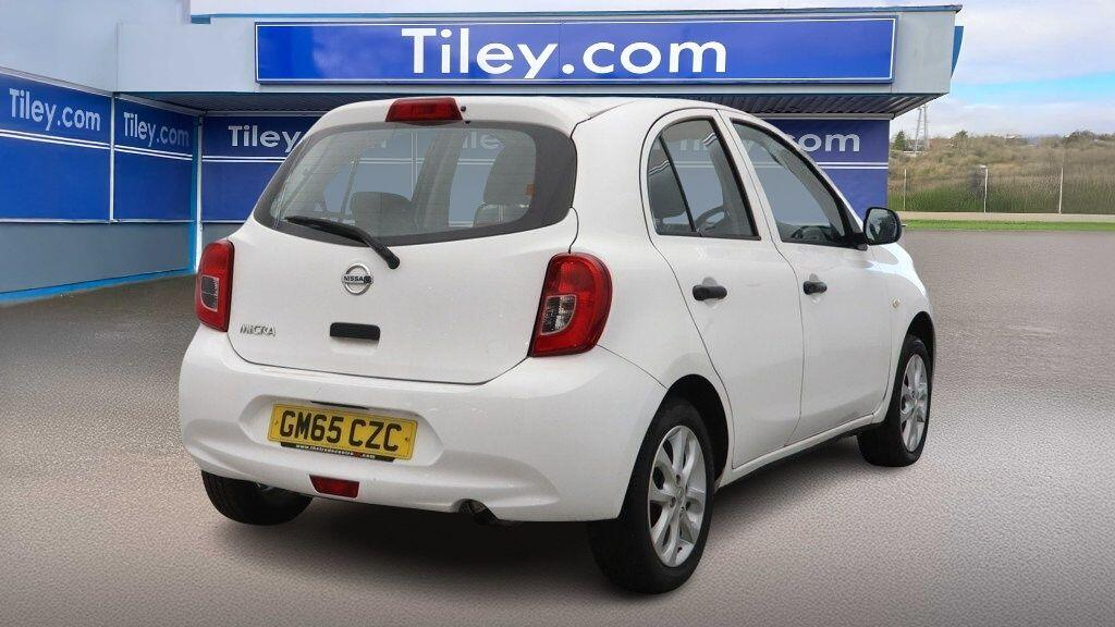 Nissan Micra 1.2 Vibe Euro 6 GM65CZC White #6