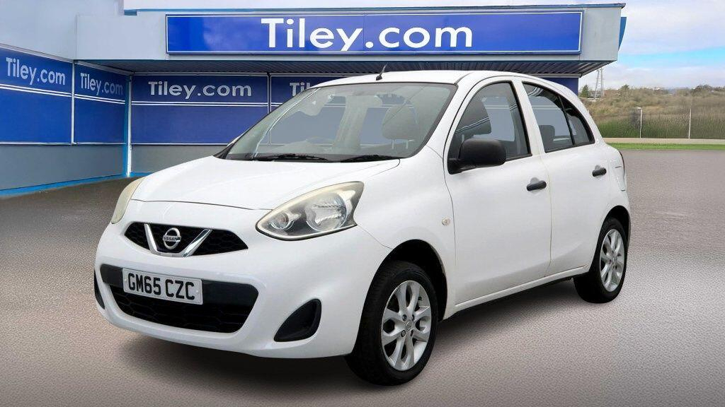 Nissan Micra 1.2 Vibe Euro 6 GM65CZC White #2