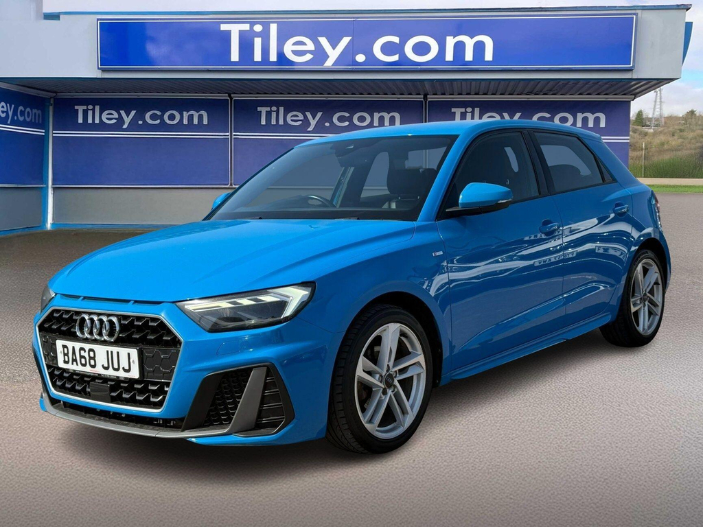 Audi A1 1.0 Tfsi 30 S Line Sportback Euro 6 Ss BA68JUJ Blue #3