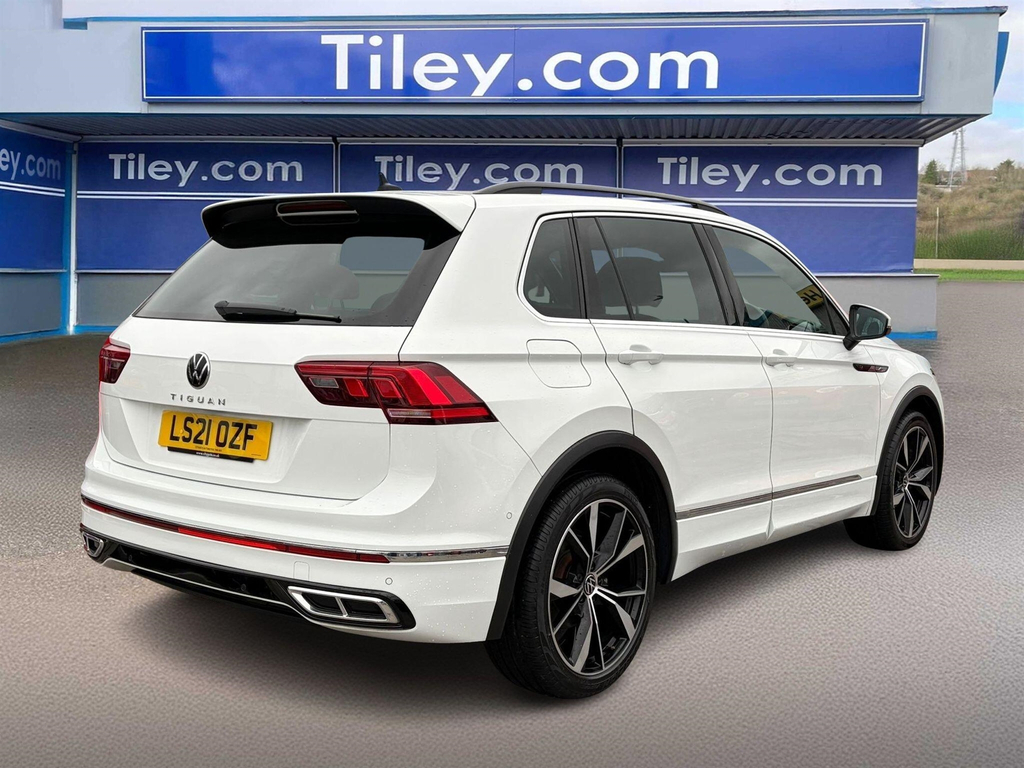 Volkswagen Tiguan 1.5 Tsi R-line Dsg Euro 6 Ss LS21OZF White #6