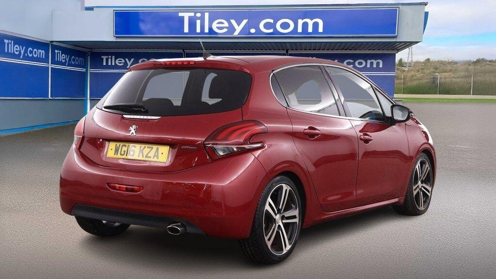 Peugeot 208 1.2 Puretech Gt Line Euro 6 Ss WG16KZA Red #6