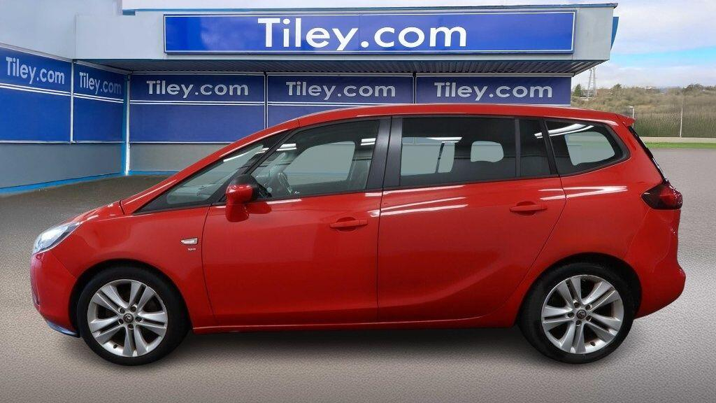 Vauxhall Zafira Tourer 1.4I Turbo Sri Euro 6 AJ65BFL Red #3