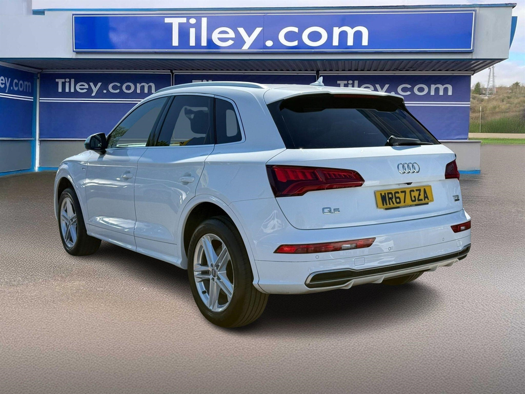 Audi Q5 2.0 Tfsi S Line S Tronic Quattro Euro 6 Ss WR67GZA White #6