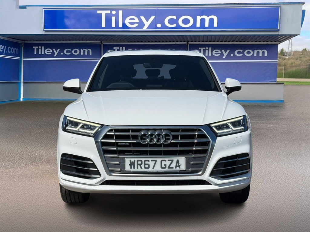 Audi Q5 2.0 Tfsi S Line S Tronic Quattro Euro 6 Ss WR67GZA White #2