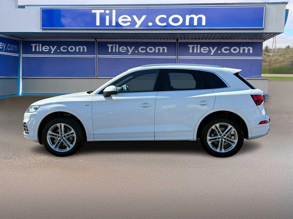 Audi Q5 2.0 Tfsi S Line S Tronic Quattro Euro 6 Ss WR67GZA White #4