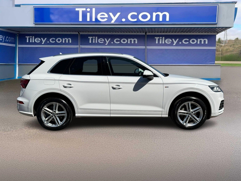 Audi Q5 2.0 Tfsi S Line S Tronic Quattro Euro 6 Ss WR67GZA White #5