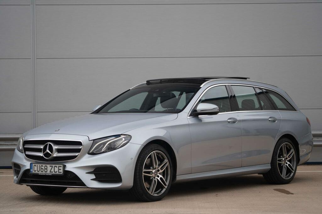 Mercedes-Benz E Class 2.0 E220d Amg Line Premium G-tronic 4Matic Euro CU68ZCE Silver #2