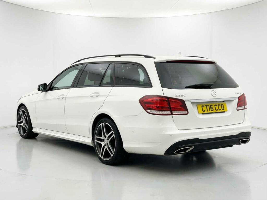 Mercedes-Benz E Class Amg Night Edition White #3
