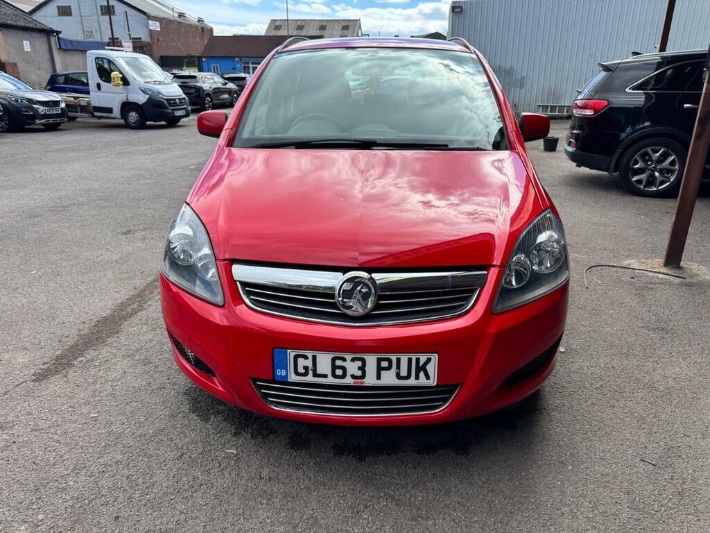 Vauxhall Zafira 1.8 16V Exclusiv Euro 5 Red