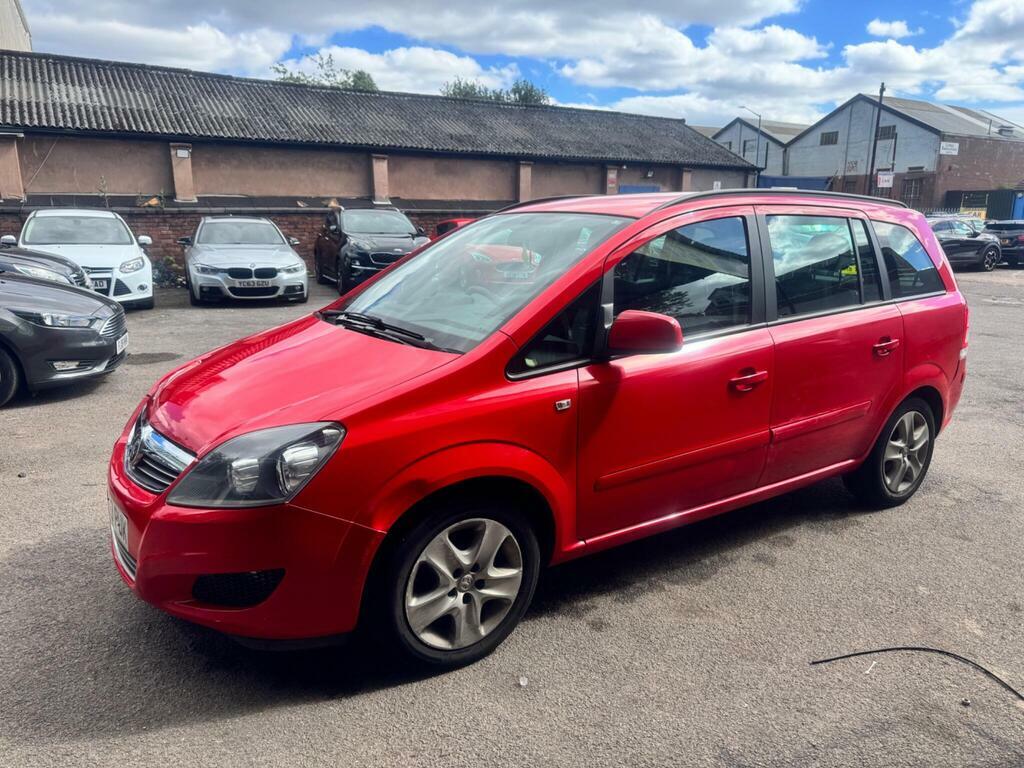 Vauxhall Zafira 1.8 16V Exclusiv Euro 5 Red #6