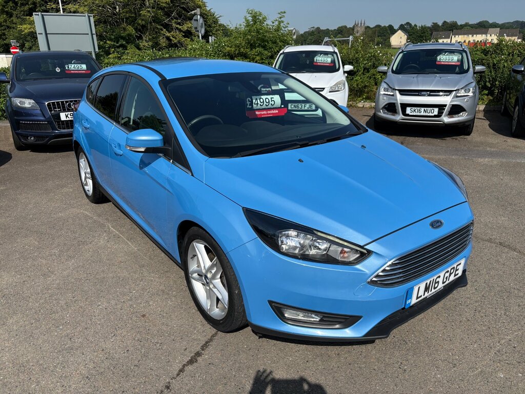 Ford Focus 1.0T Ecoboost Zetec Hatchback Eu Blue #3