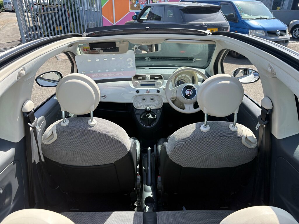 Fiat 500C C Lounge White #12