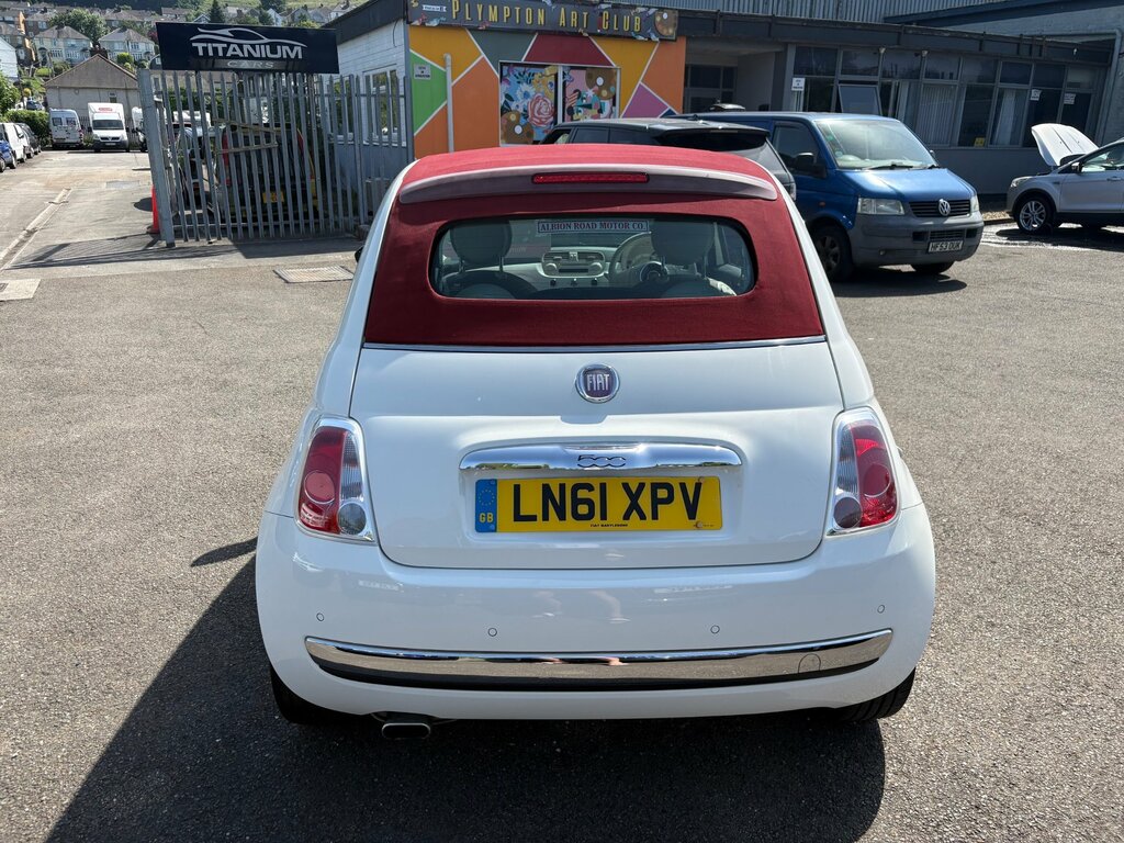 Fiat 500C 1.2 Lounge Convertible Euro 5 6 White #5