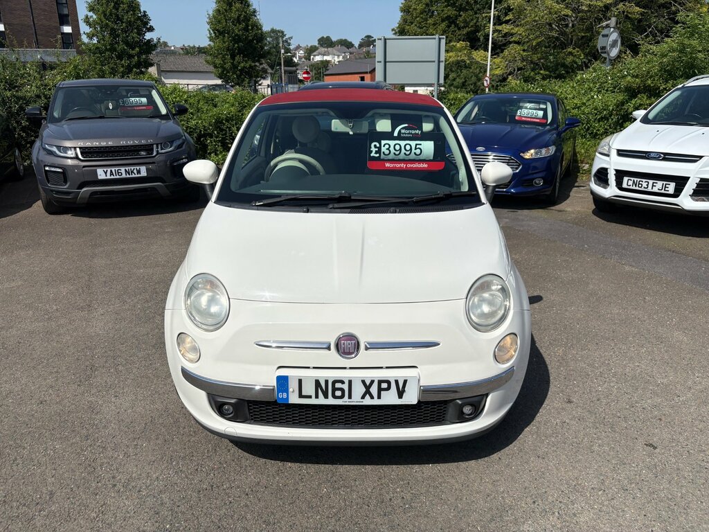 Fiat 500C 1.2 Lounge Convertible Euro 5 6 White #2