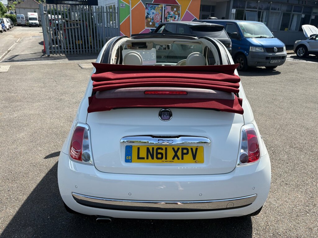 Fiat 500C C Lounge White #10